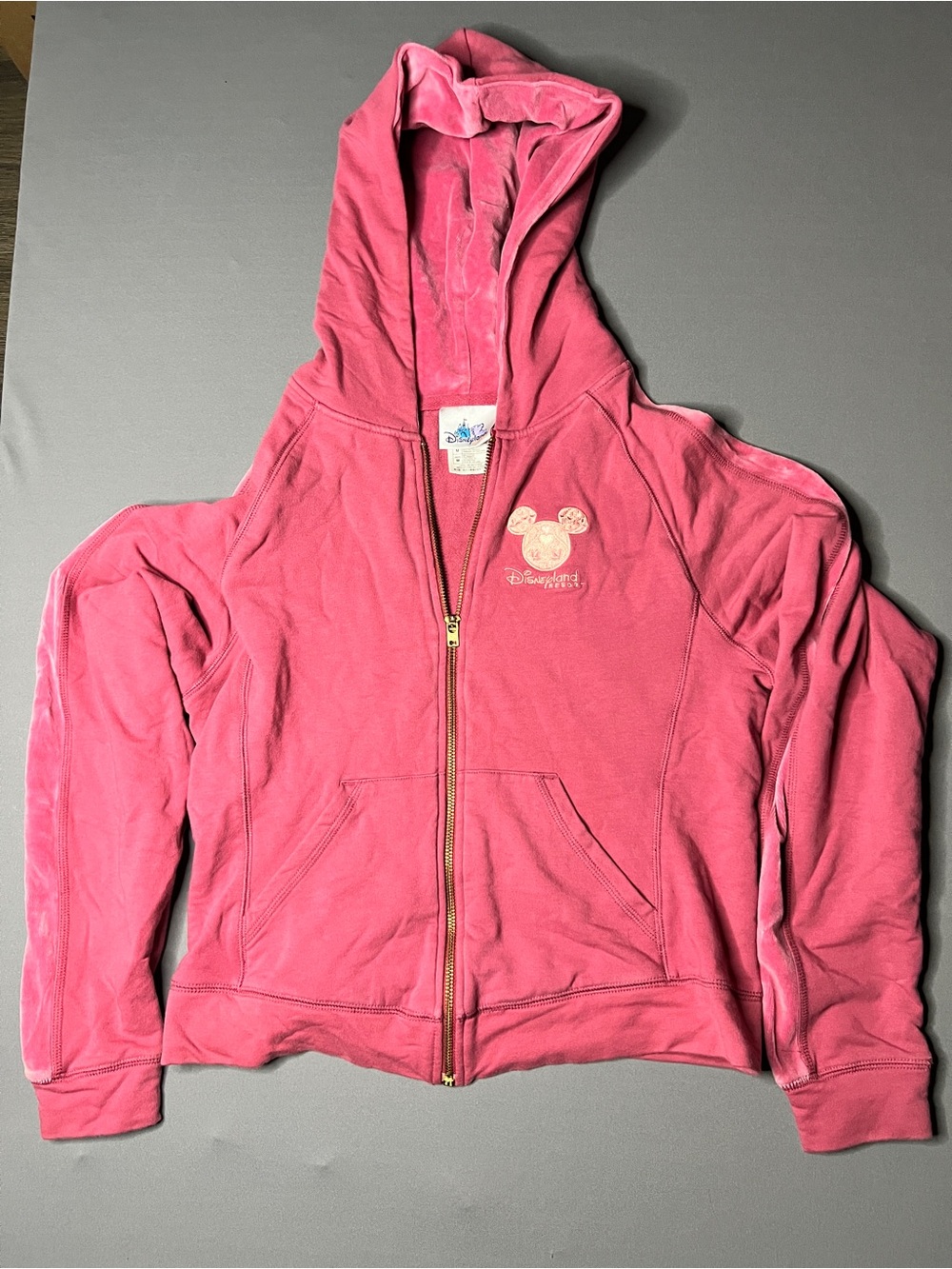 Disney Pink womens Zip-Up Hoodie